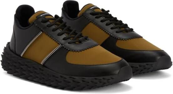 Giuseppe Zanotti Urchin sneakers met vlakken Zwart