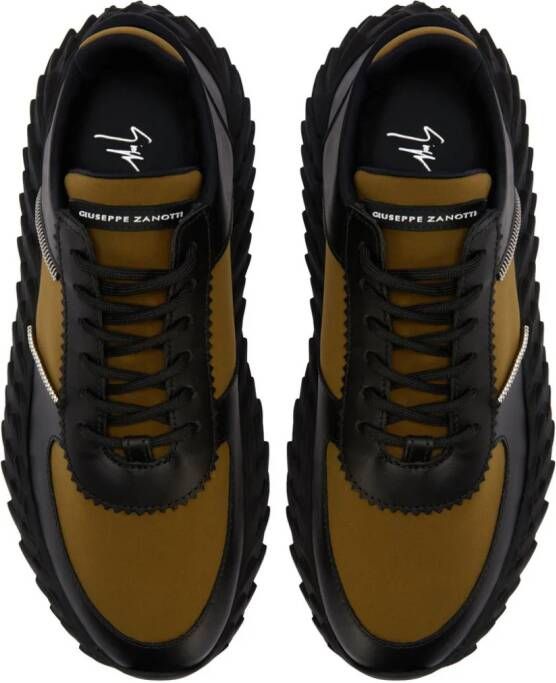 Giuseppe Zanotti Urchin sneakers met vlakken Zwart