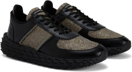 Giuseppe Zanotti Urchin sneakers met vlakken Zwart