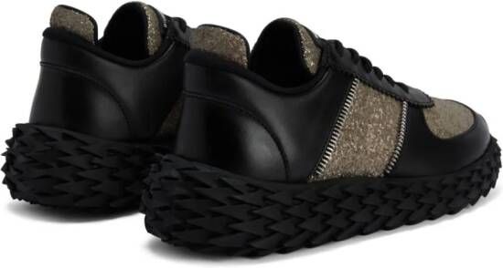 Giuseppe Zanotti Urchin sneakers met vlakken Zwart