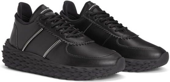 Giuseppe Zanotti Urchin sneakers met textuur Zwart