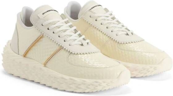 Giuseppe Zanotti Urchin sneakers met textuur Wit