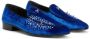 Giuseppe Zanotti Loafers met fluwelen-effect Blauw - Thumbnail 2
