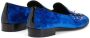 Giuseppe Zanotti Loafers met fluwelen-effect Blauw - Thumbnail 3