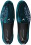 Giuseppe Zanotti Loafers met fluwelen-effect Groen - Thumbnail 4