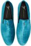 Giuseppe Zanotti Fluwelen loafers Blauw - Thumbnail 4