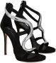 Giuseppe Zanotti Venere metallic sandalen Zwart - Thumbnail 2