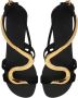 Giuseppe Zanotti Venere platte sandalen Zwart - Thumbnail 4