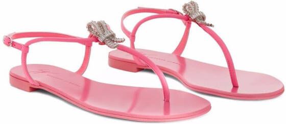 Giuseppe Zanotti Verfraaide sandalen Roze
