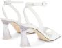 Giuseppe Zanotti Vesta sandalen met doorzichtige hak Wit - Thumbnail 3