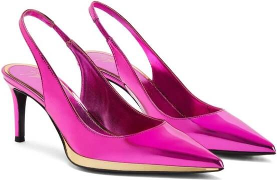 Giuseppe Zanotti Virgyn leren pumps Roze