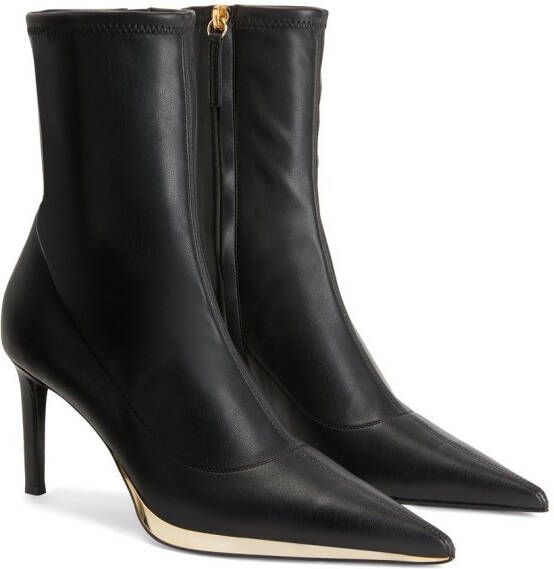 Giuseppe Zanotti Virgyn Stretch enkellaarzen Zwart