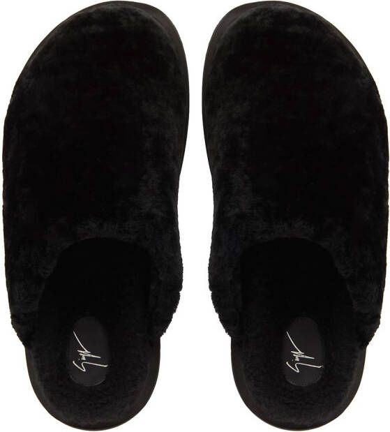 Giuseppe Zanotti Wynter slippers Zwart