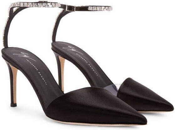 Giuseppe Zanotti Xenya pumps met kristal Zwart