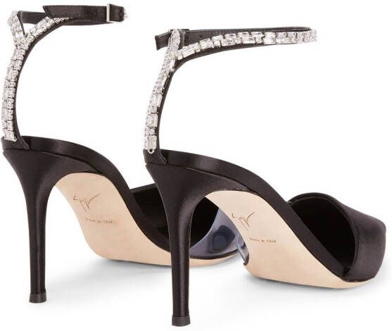 Giuseppe Zanotti Xenya pumps met kristal Zwart