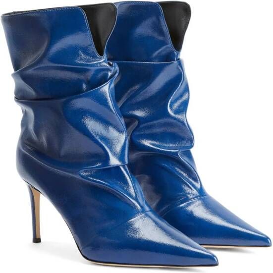 Giuseppe Zanotti Yunah slouchy laarzen Blauw