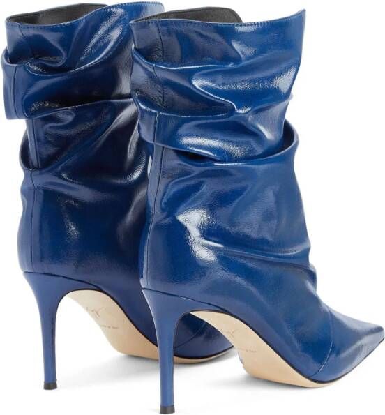 Giuseppe Zanotti Yunah slouchy laarzen Blauw