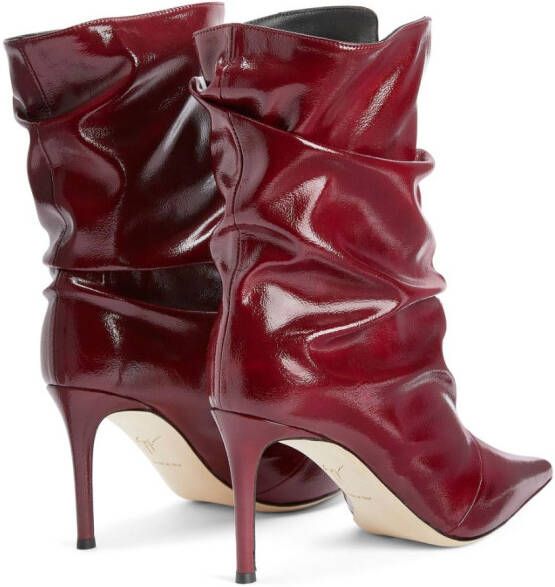 Giuseppe Zanotti Yunah slouchy laarzen Rood