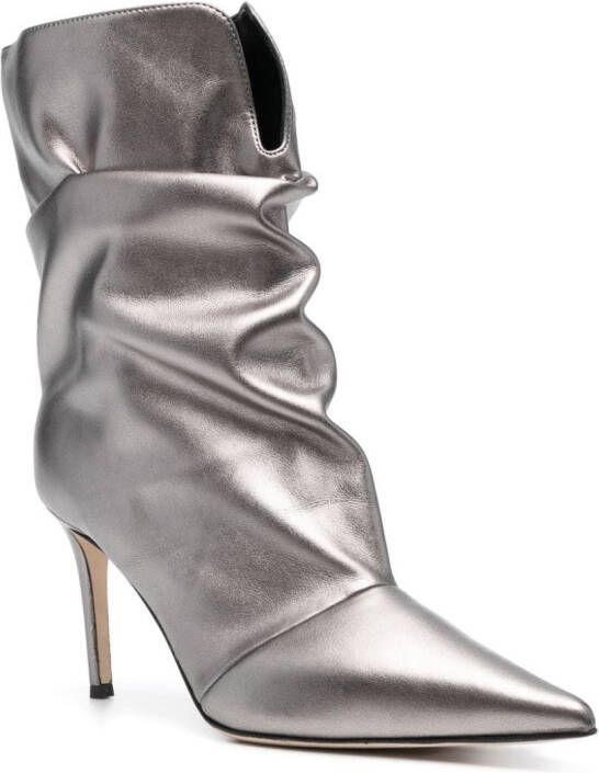 Giuseppe Zanotti Yunah slouchy laarzen Zilver