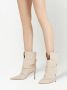 Giuseppe Zanotti Yunah suède enkellaarzen Beige - Thumbnail 4