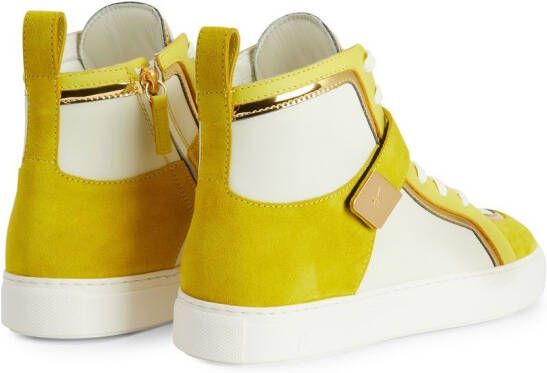 Giuseppe Zanotti Zenas high-top sneakers Geel