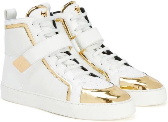 Giuseppe Zanotti Zenas high-top sneakers Wit