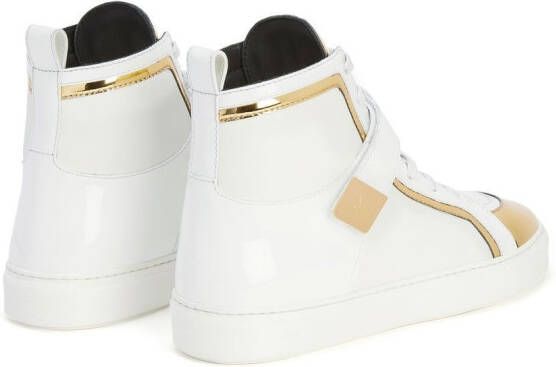 Giuseppe Zanotti Zenas high-top sneakers Wit