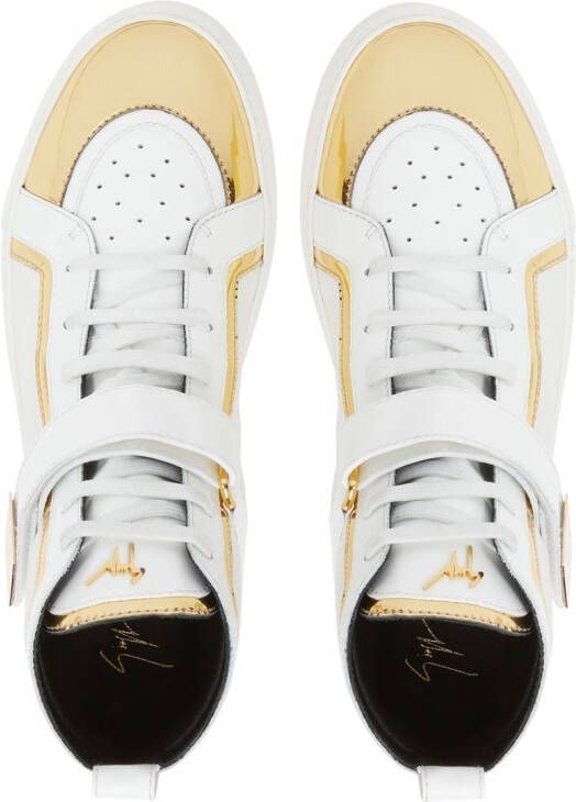 Giuseppe Zanotti Zenas high-top sneakers Wit