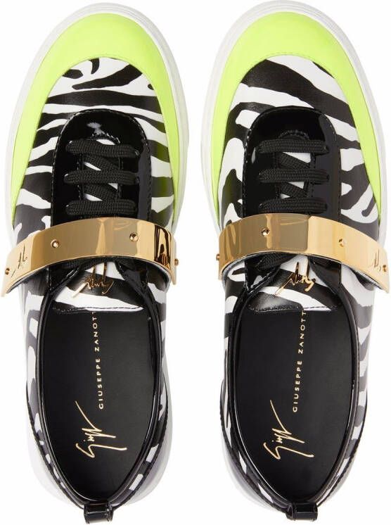 Giuseppe Zanotti Zenas low-top sneakers Wit