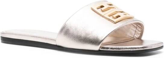 Givenchy 4G leren sandalen Goud
