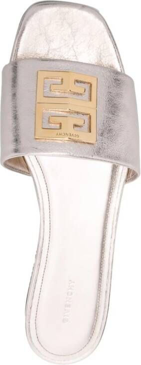 Givenchy 4G leren sandalen Goud