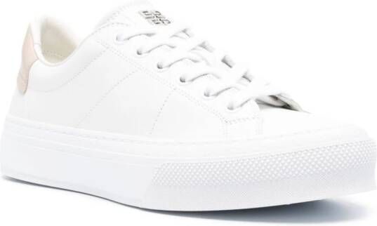 Givenchy 4G sneakers met plakkaat Wit