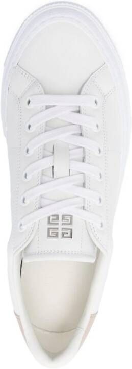 Givenchy 4G sneakers met plakkaat Wit