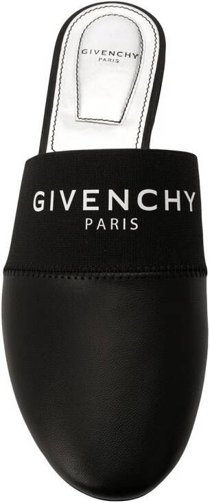 Givenchy Bedford muiltjes met logo Zwart