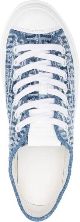 Givenchy City 4G denim sneakers Blauw