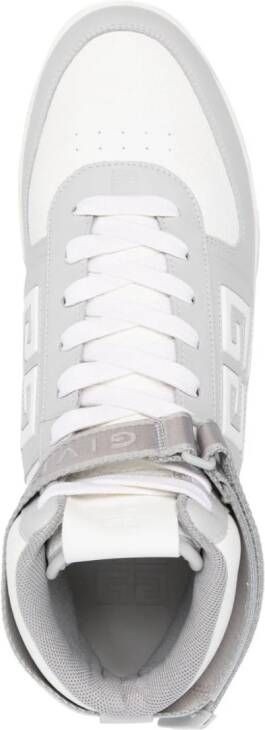 Givenchy G-4 sneakers met logopatch Grijs