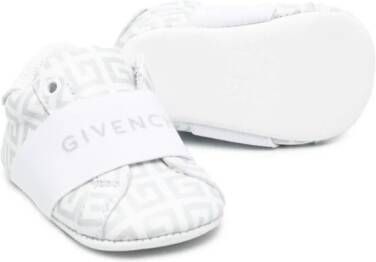Givenchy Kids Babyschoentjes met 4G patroon Wit
