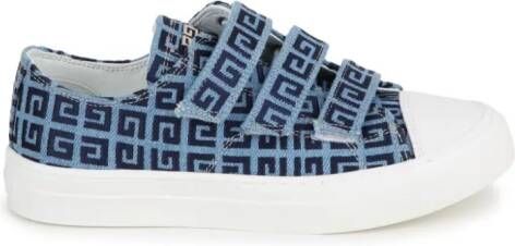 Givenchy Kids Denim sneakers Blauw