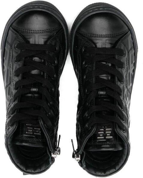 Givenchy Kids High-top sneakers Zwart