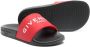 Givenchy Kids Slippers met logo Rood - Thumbnail 2