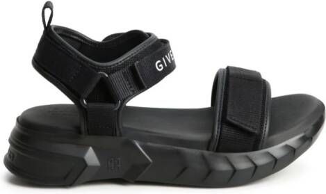 Givenchy Kids Sandalen met klittenband Zwart