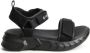 Givenchy Kids Sandalen met klittenband Zwart - Thumbnail 2