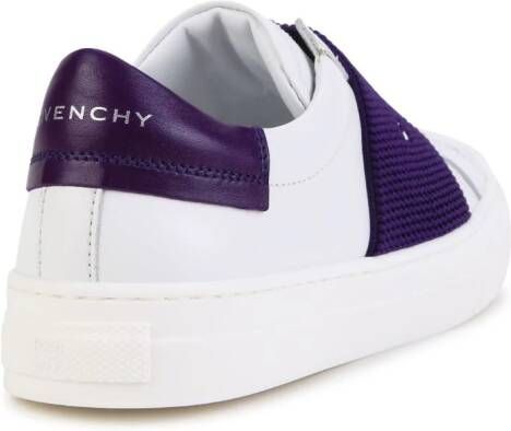 Givenchy Kids Sneakers met geborduurd logo Wit