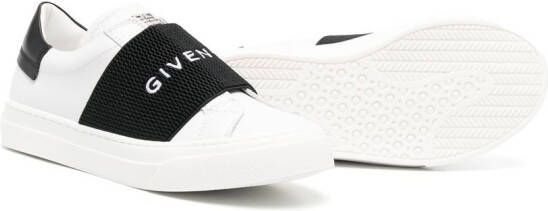 Givenchy Kids Sneakers met logobandje Wit