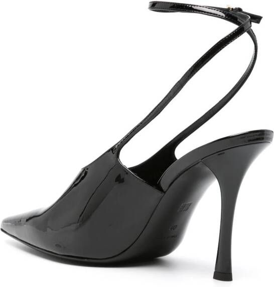 Givenchy Lakleren slingbacks pumps Zwart