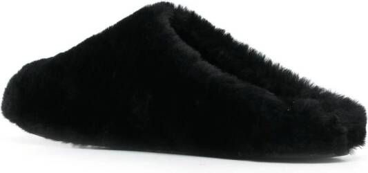 Givenchy Lammy slippers Zwart