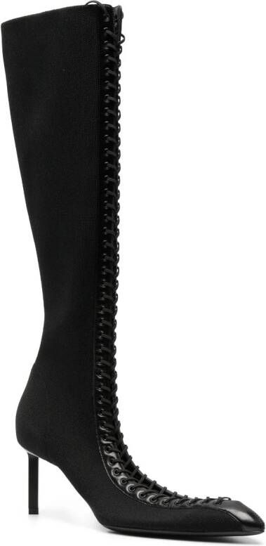 Givenchy Leren knielaarzen Zwart