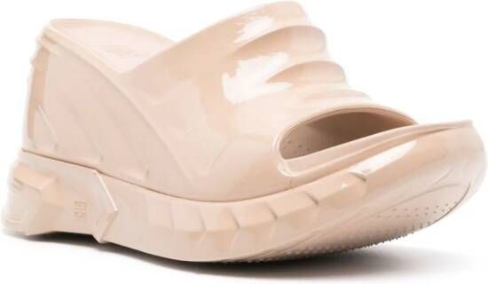 Givenchy Marshmallow slippers met sleehak Roze