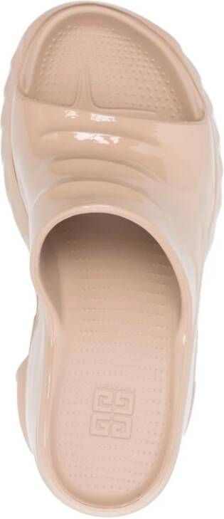 Givenchy Marshmallow slippers met sleehak Roze