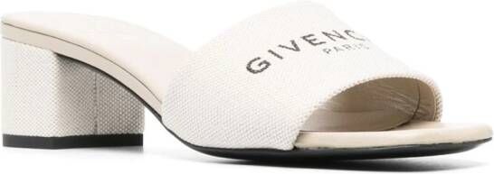 Givenchy Muiltjes met logoprint Beige